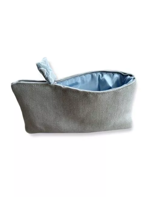 Bag in Bag, Necessaire Sand in aqua Vorderseite