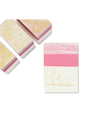 Naturseife Hand- & Duschseife - Heidi - mit Bio-Ziegenfrischmilch quer