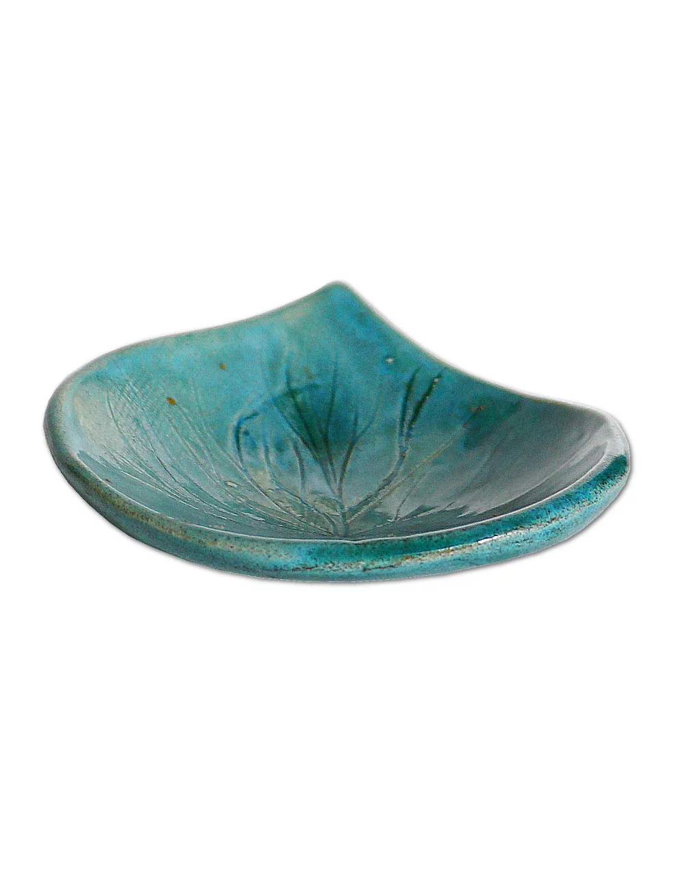 Schmuckschale Ton Oval - Azur Bronze seitlich Schmuckschale Ton Oval - Azur Bronze seitlich