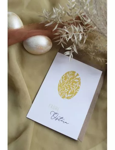 Osterkarte & Grusskarte - Ei "Frohe Ostern"