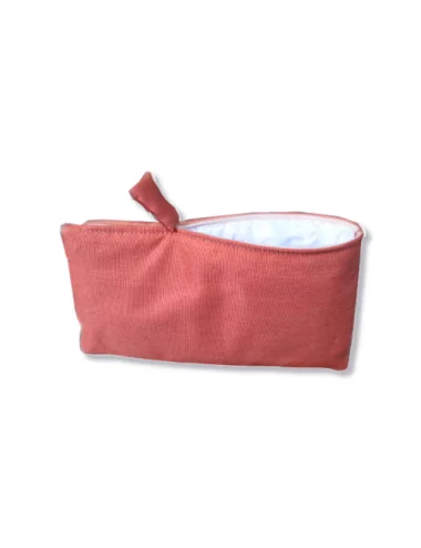 Bag in Bag, Necessaire - Bandeau dentelle rostrot Vorderseite