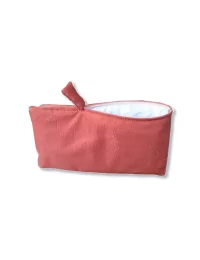 Bag in Bag, Necessaire - Bandeau dentelle rostrot Rückseite