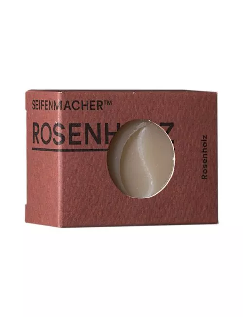 Rosenholz Männerseife, Gesichtseife, Duschseife & All-in-One Naturseife - Schweizer Seife vegan