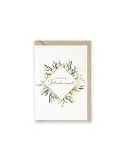 Glückwunsch- & Grusskarte - Blumen "Herzlichen Glückwunsch"
