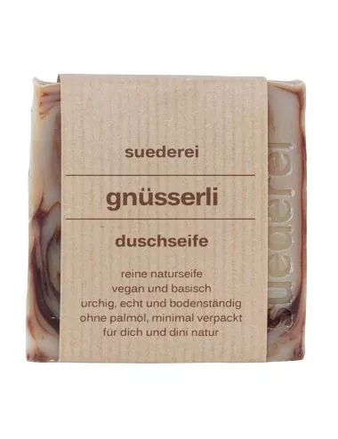 Gnüsserli Miniseife Duschseife mit Krauseminze - Naturseife vegan ohne Verpackung