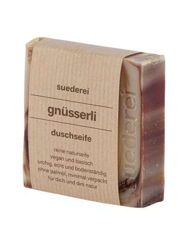 Gnüsserli Miniseife Duschseife mit Krauseminze - Naturseife vegan ohne Verpackung