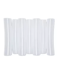 Seifenschale aus Kunststoff - Noodles transparent ohne Seifen illustriert