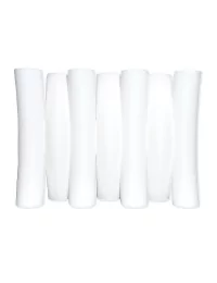 Seifenschale aus Kunststoff - Noodles in weiss ohne Seifen illustriert