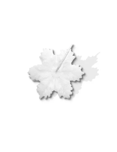 Olivenwachs-Kerze Schneeflocke - kleine
