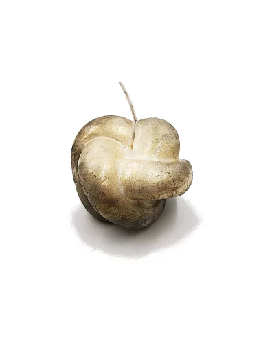 Olivenwachs-Kerze Knoten - kleine