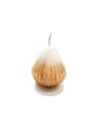 Olivenwachs-Kerze Birne - goldige Nachhaltig-Kerze & Dekor-Kerze - Bild 1