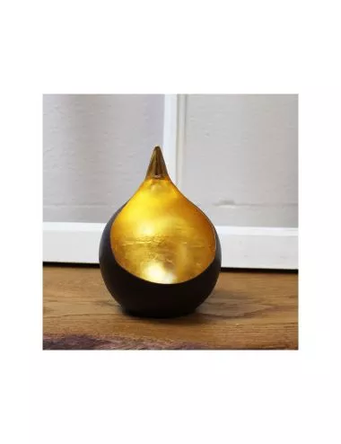 Teelicht & Goldlicht - Teelichschale Bola bronze-gold 15 cm