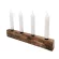 4er-Kerzenständer & -Adventskranz aus Holz - für Stabkerzen