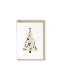 Weihnachtskarte & Grusskarte - Tannenbaum mit Couvert