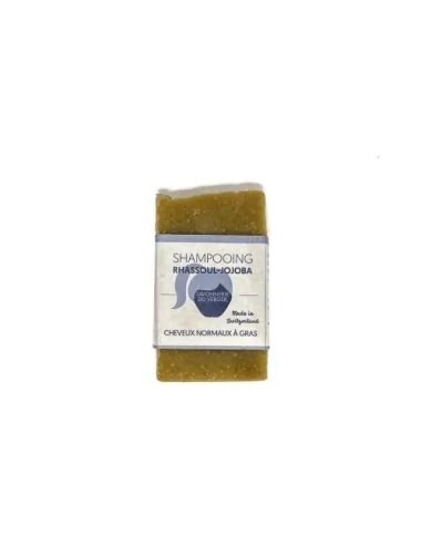 Rhassoul-Jojoba-Shampoo - feste Haarseife ohne Deko