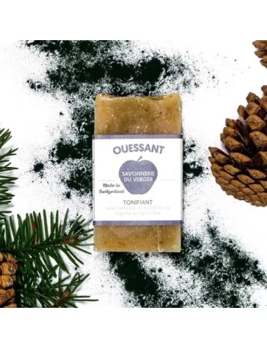 Bretonische Ouessant Hand- & Duschseife - Naturseife mit Algen & Spirulina - ohne Deko
