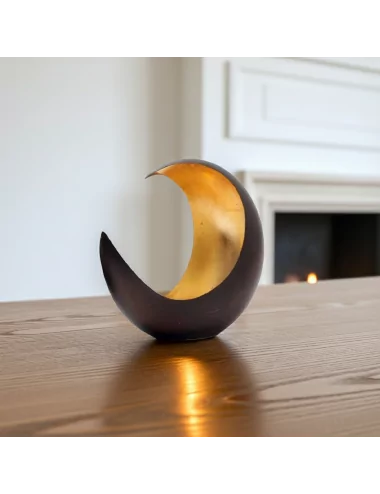Teelicht & Goldlicht - Teelichschale Luna bronze-gold 15 cm - Teelicht ohne Kerze