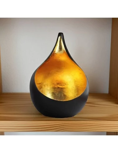 Teelicht & Goldlicht - Teelichschale Bola bronze-gold 15 cm - in Regal ohne Kerze