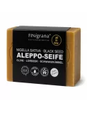 Aleppo-Seife Black Seed (Nigella Sativa), vegan All-in-One mit Schwarzkümmelöl – mit Verpackung