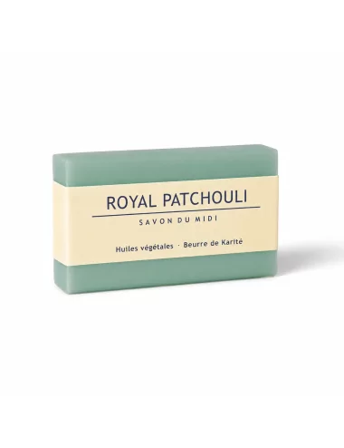Bio-Seife Hand- & Duschseife mit Karité-Butter vegan - Royal Patchouli - mit Verpackung