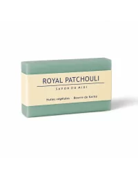 Bio-Seife Hand- & Duschseife mit Karité-Butter vegan - Royal Patchouli - mit Verpackung