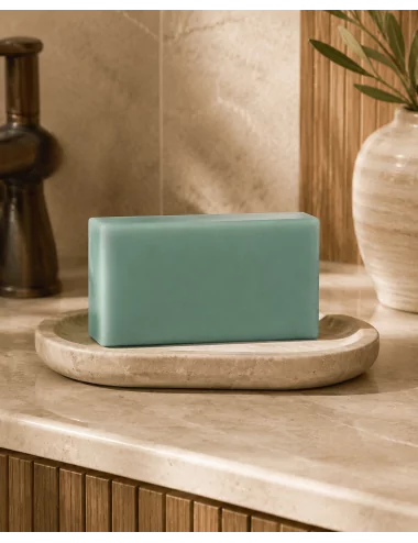 Bio-Seife Hand- & Duschseife mit Karité-Butter vegan - Royal Patchouli - mit Verpackung
