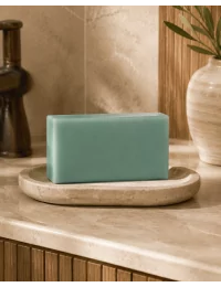 Hand- & Duschseife mit Bio-Karité-Butter vegan - Royal Patchouli - in Bad bei Dusche