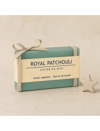 Hand- & Duschseife mit Bio-Karité-Butter vegan - Royal Patchouli - als Geschenk