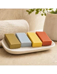 Set Gästeseife - Miniseife Variétés Hand- & Duschseife mit Bio-Karité-Butter, vegan - verpackt