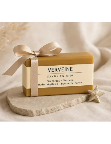 Hand- & Duschseife mit Bio-Karité-Butter vegan - Verveine (Eisenkraut) - als Geschenk Hand- & Duschseife mit Bio-Karité-Butter vegan - Verveine (Eisenkraut) - als Geschenk