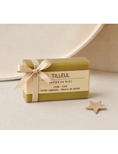 Hand- & Duschseife mit Bio-Karité-Butter vegan - Lindenblüte - als Geschenk Hand- & Duschseife mit Bio-Karité-Butter vegan - Lindenblüte - als Geschenk