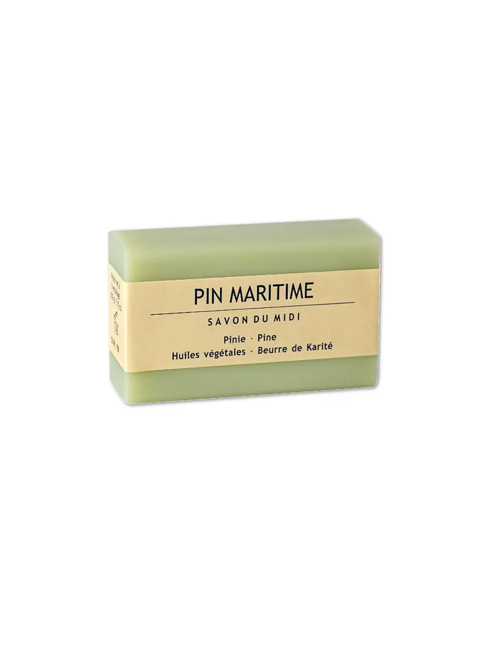 Bio-Seife Hand- & Duschseife mit Karité-Butter vegan - Pin Maritime - mit Verpackung Bio-Seife Hand- & Duschseife mit Karité-Butter vegan - Pin Maritime - mit Verpackung