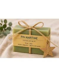 Bio-Seife Hand- & Duschseife mit Karité-Butter vegan - Pin Maritime - als Geschenk