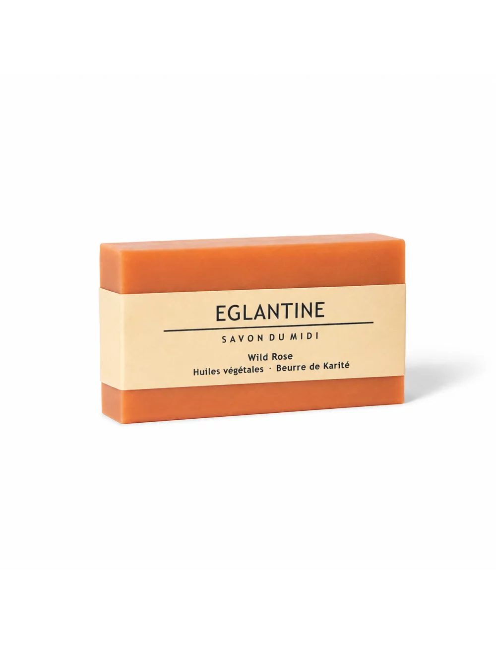 Hand- & Duschseife mit Bio-Karité-Butter vegan - Eglantine (Wildrose) - mit Verpackung Hand- & Duschseife mit Bio-Karité-Butter vegan - Eglantine (Wildrose) - mit Verpackung