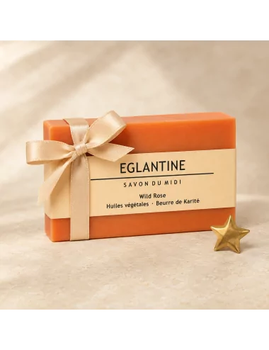 Hand- & Duschseife mit Bio-Karité-Butter vegan - Eglantine (Wildrose) - als Geschenk Hand- & Duschseife mit Bio-Karité-Butter vegan - Eglantine (Wildrose) - als Geschenk