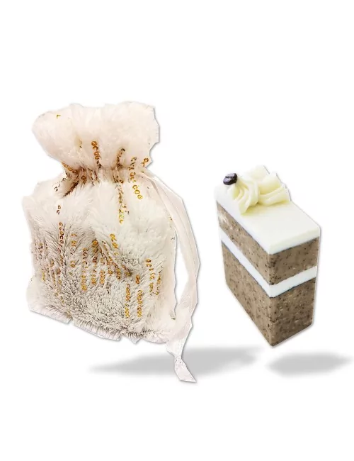 Geschenkset Weihnachten Naturseife & Säckli - Gold - Illustration Seife & Säckli