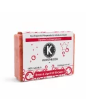Hand- & Duschseife mit Rosengeranie - Naturseife Rose & Apricot Shower - mit Verpackung