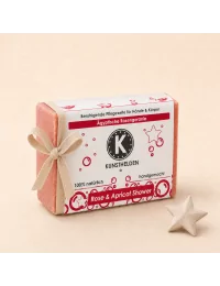 Hand- & Duschseife mit Rosengeranie - Naturseife Rose & Apricot Shower - als Geschenk