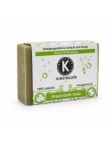 Gesicht - & Duschseife mit Eisenkraut & grüner Ton - Naturseife Green Earth Soap - mit Verpackung