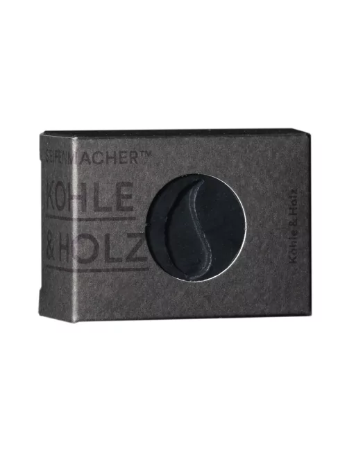 Naturseife Schweiz vegan | basische All-in-One-Seife | handgemachte Seife - Kohle & Holz