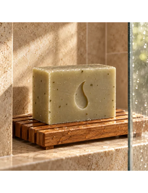 Naturseife Schweiz vegan | basische Haarseife & All-in-One-Seife | handgemachte Seife - Basilikum & Neem