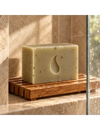Naturseife Schweiz vegan | basische Haarseife & All-in-One-Seife | handgemachte Seife - Basilikum & Neem