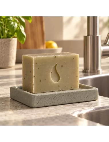 Naturseife Schweiz vegan | basische Haarseife & All-in-One-Seife | handgemachte Seife - Basilikum & Neem Naturseife Schweiz vegan | basische Haarseife & All-in-One-Seife | handgemachte Seife - Basilikum & Neem