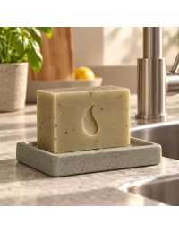Naturseife Schweiz vegan | basische Haarseife & All-in-One-Seife | handgemachte Seife - Basilikum & Neem
