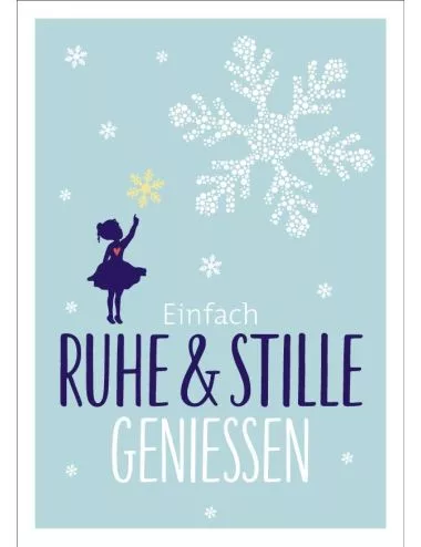 Postkarte & Spruchkarte "Ruhe & Stille"