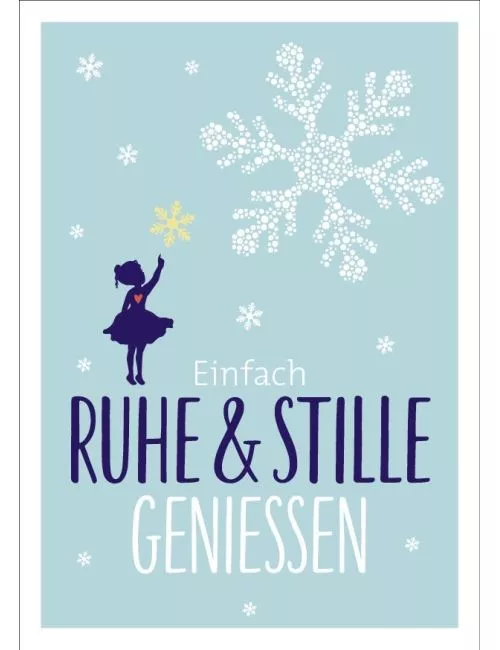 Postkarte & Spruchkarte "Ruhe & Stille"