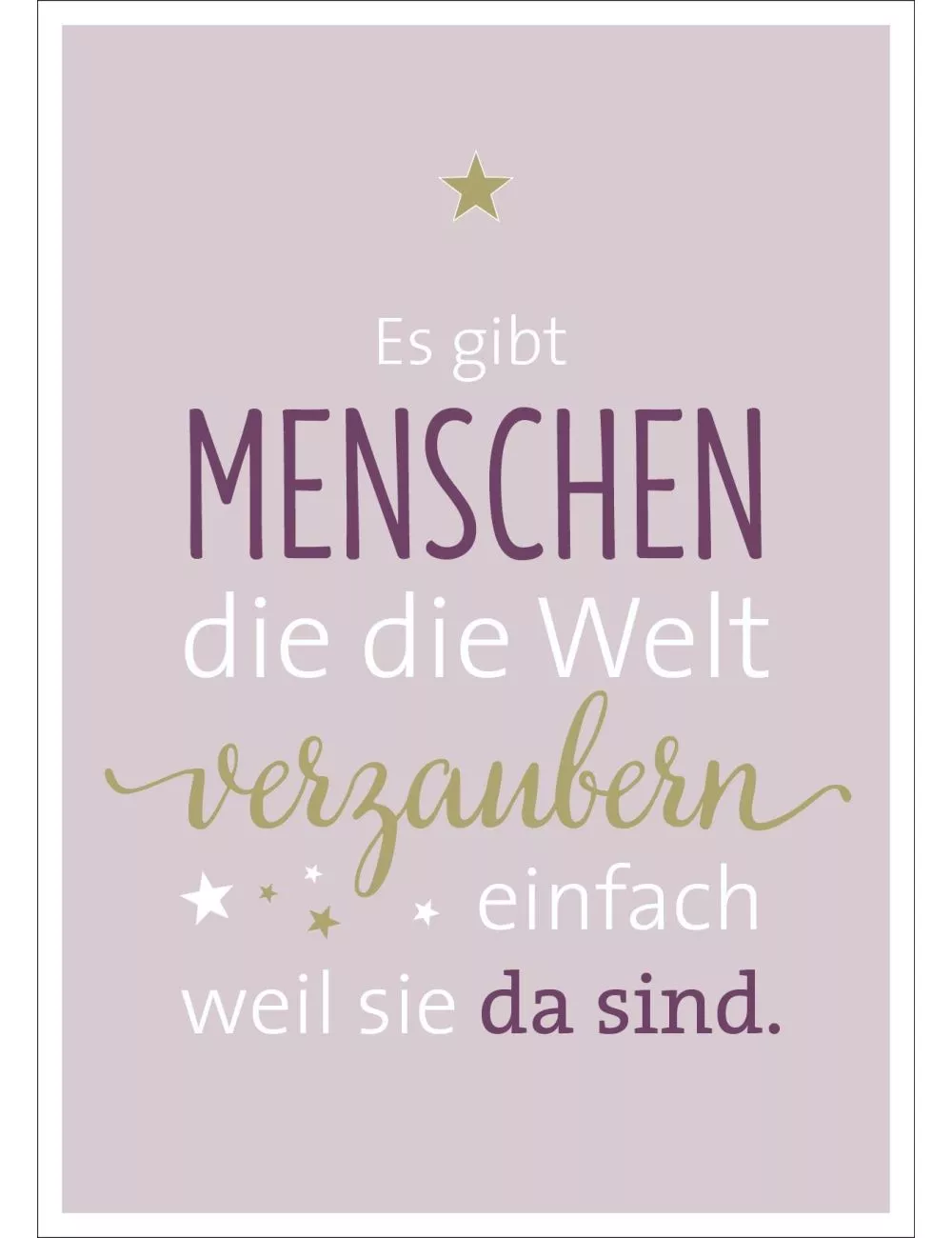 Postkarte & Spruchkarte "Menschen"