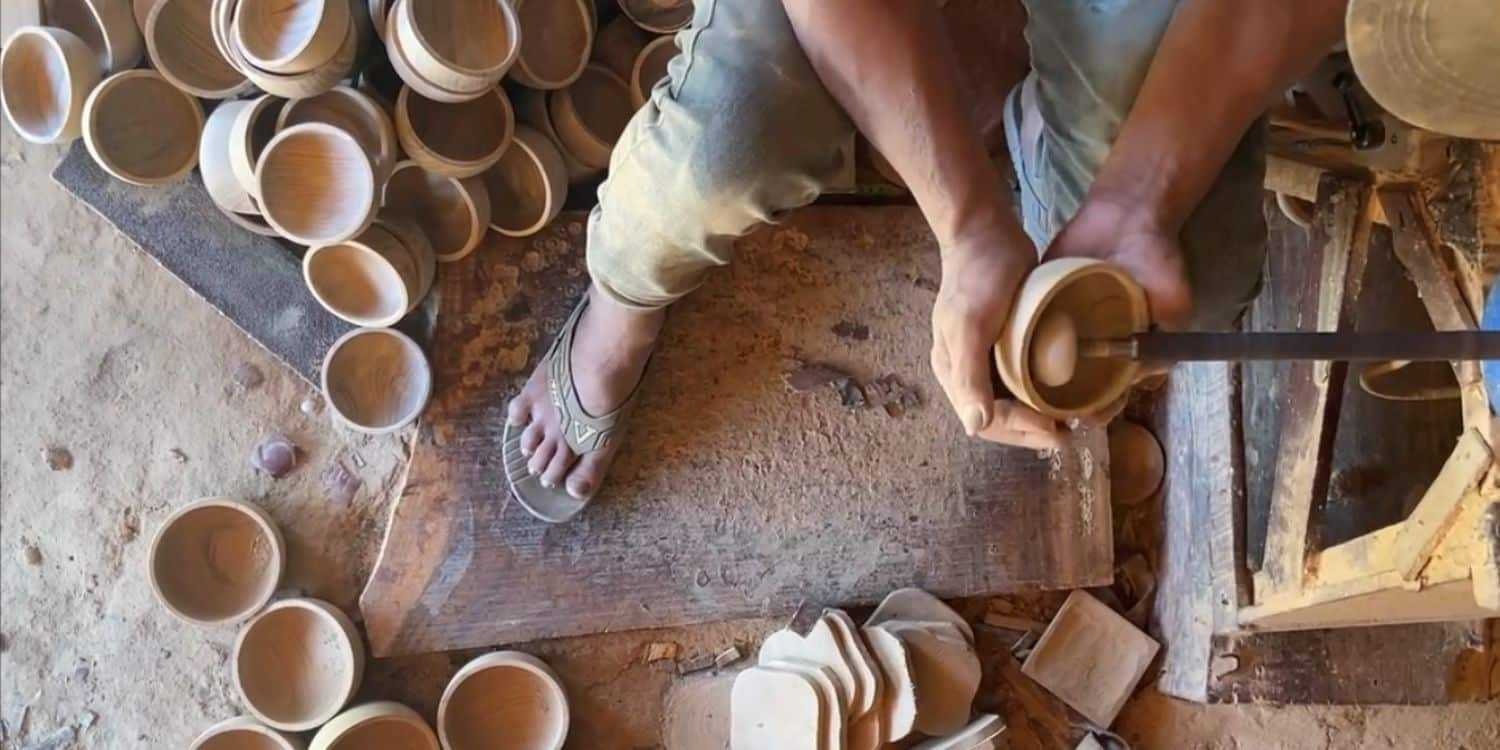 Teak Wood Wast Crafters East Java